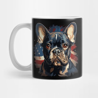 Patriotic French Bulldog Mug